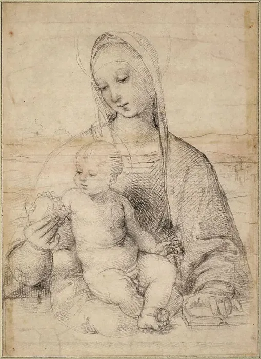 Framed Print : Madonna with the Pomegranate by Raphael (1483-1520) / Albertina Framed Print : Madonna with the Pomegranate by Raphael (1483-1520) / Albertina