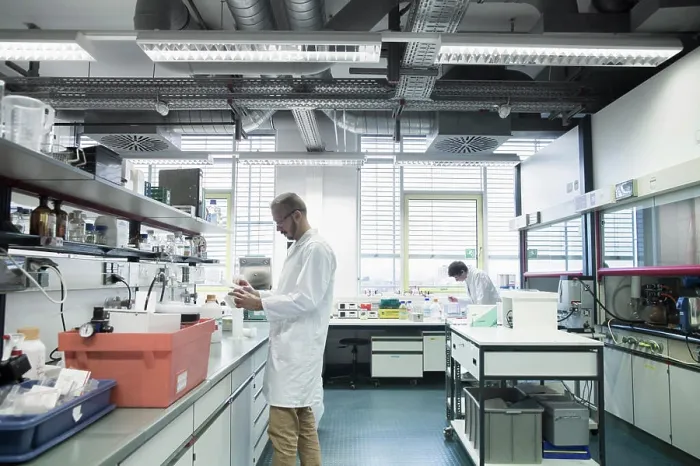 Framed Print : Male scientists working in a pharmacy laboratory, Freiburg im Breisgau, Baden-Wºrttemberg, Germany Framed Print : Male scientists working in a pharmacy laboratory, Freiburg im Breisgau, Baden-Wºrttemberg, Germany