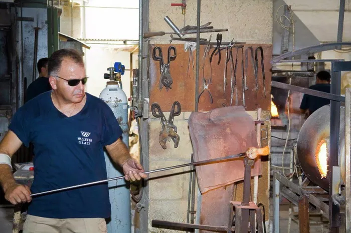 Framed Print : Malta, Valletta Glass Factory, Ta Qali Craft Village, Glass Blower Manufacturing A Glass Ornament Framed Print : Malta, Valletta Glass Factory, Ta Qali Craft Village, Glass Blower Manufacturing A Glass Ornament