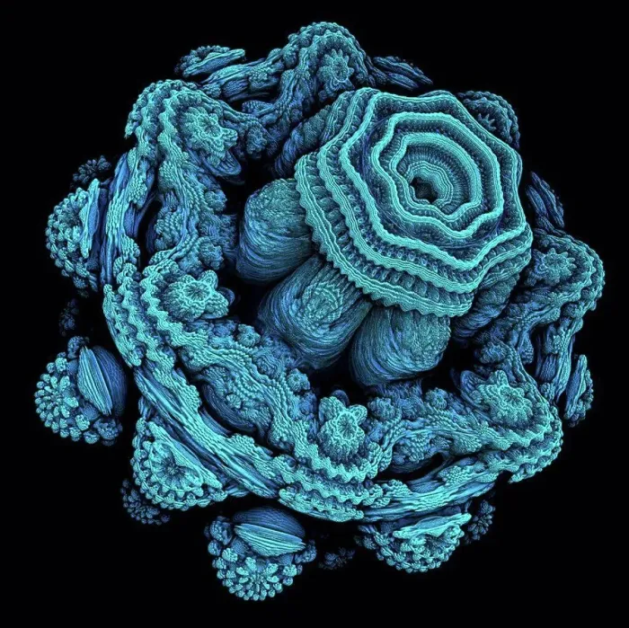 Framed Print : Mandelbulb 3D fractal structure Framed Print : Mandelbulb 3D fractal structure