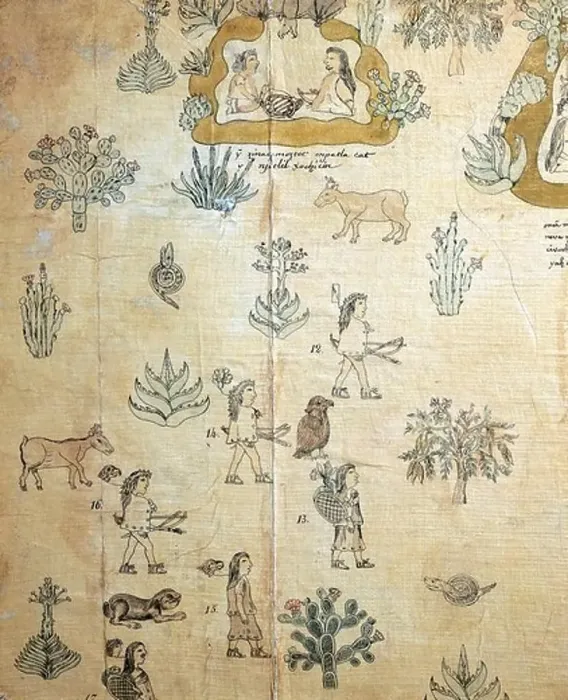 Framed Print : The Mapa Tlotzin, that is the genealogy of the governors of Acolhuacan Framed Print : The Mapa Tlotzin, that is the genealogy of the governors of Acolhuacan