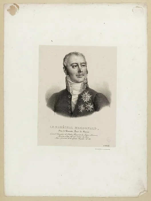 Framed Print : Marshal Magdonald  /  Duke de Tarante, Pair de France