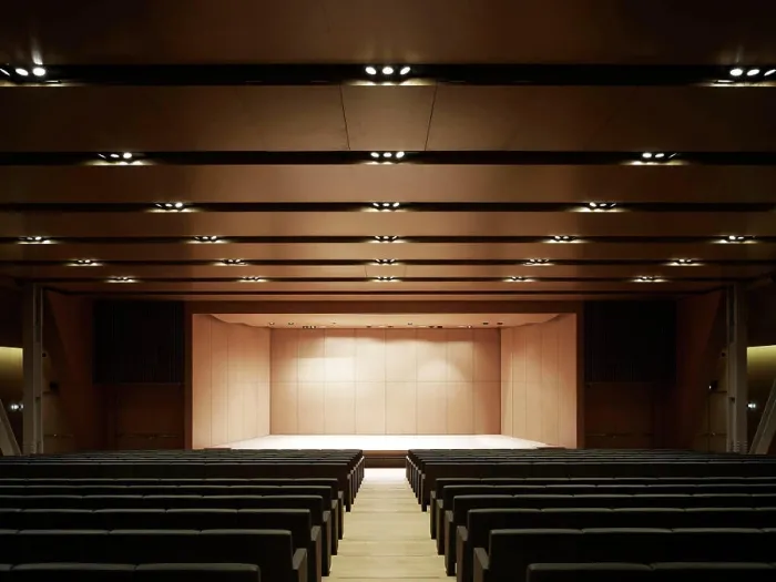 Framed Print : MAST Foundation, Bologna, Italy. Architect: Labics, 2013. Auditorium Framed Print : MAST Foundation, Bologna, Italy. Architect: Labics, 2013. Auditorium