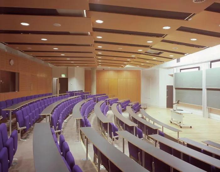 Framed Print : maths centre, cambridge university interior: large lecture hall Framed Print : maths centre, cambridge university interior: large lecture hall