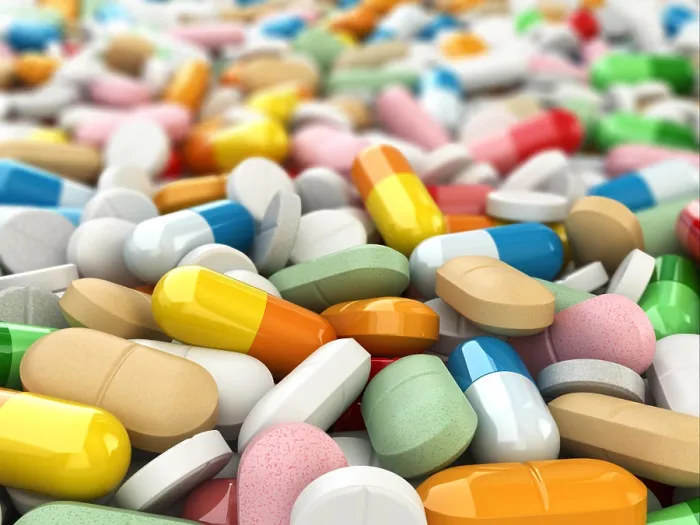 Framed Print : Medicine pills background. Medicine pills background