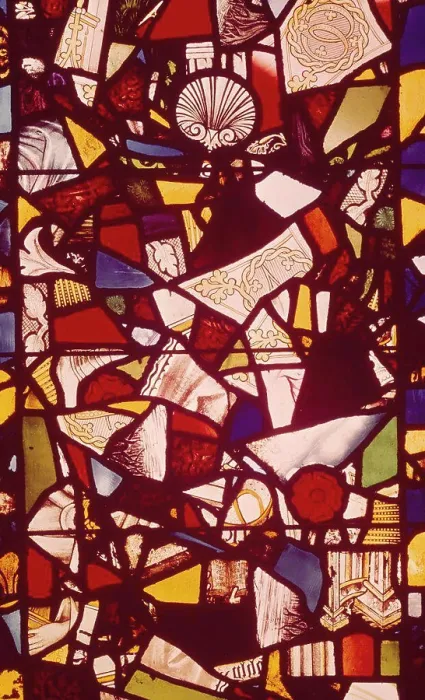 Framed Print : Medieval stained glass window Framed Print : Medieval stained glass window