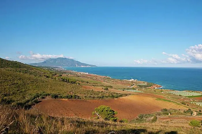 Framed Print : Mediterranean landscape near Tipasa, Algeria, Africa Framed Print : Mediterranean landscape near Tipasa, Algeria, Africa