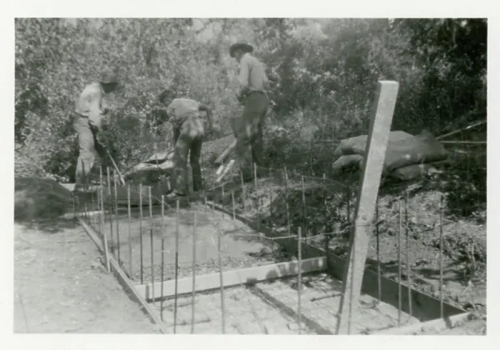 Framed Print : Men Working. 1930 - 1949. Central Plains Region (Kansas City) Framed Print : Men Working. 1930 - 1949. Central Plains Region (Kansas City)
