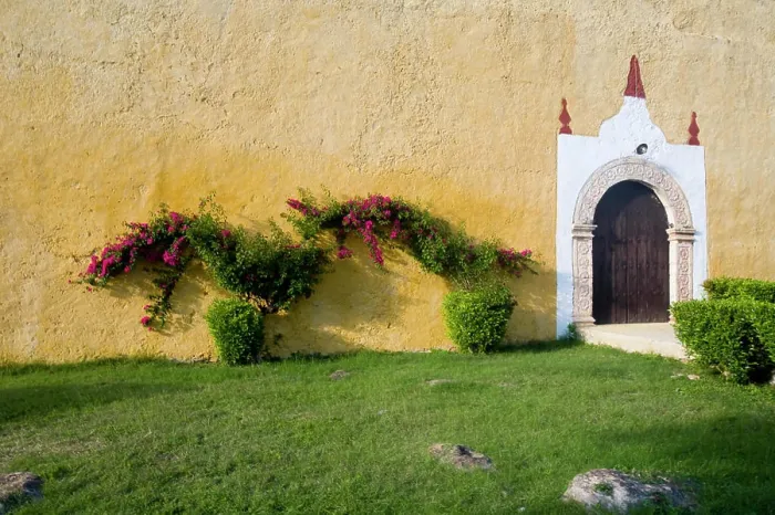 Framed Print : Mexico, Yucatan, Valladolid. Spanish Colonial Church in Valladolid