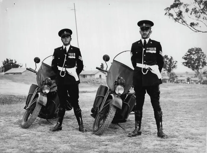 Framed Print : Military Police - Aust Troops. May 29, 1953.;Military Police - Aust Troops