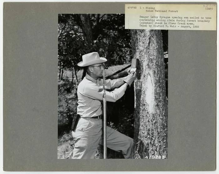 Framed Print : Mining - Idaho. Photographs Relating to National Forests