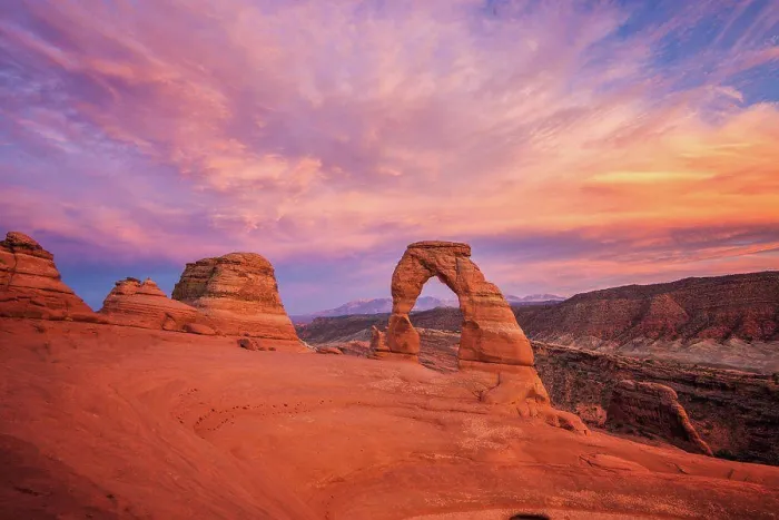 Framed Print : Moab delicate arch, Arches National Park Utah