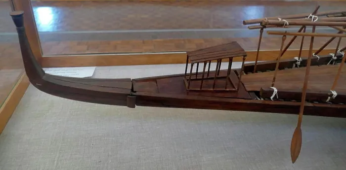 Framed Print : Model of the Khufu ship, (Solar Ship) Framed Print : Model of the Khufu ship, (Solar Ship)