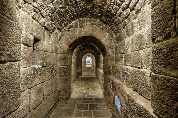 Framed Print : The Monastery of San Salvador of Leyre at Yesa Framed Print : The Monastery of San Salvador of Leyre at Yesa