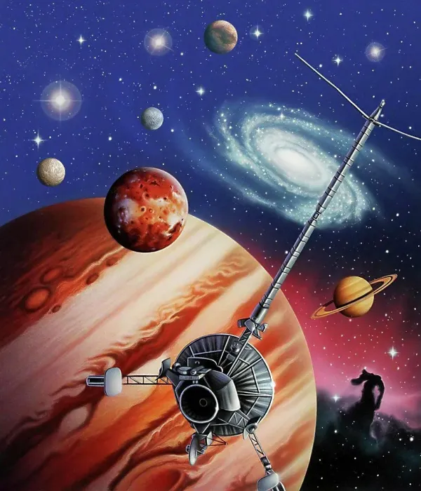 Framed Print : A montage image of the universe featuring Jupiter Framed Print : A montage image of the universe featuring Jupiter