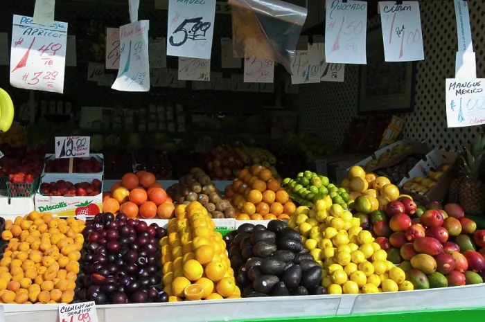 Framed Print : Montreal, Canada. Fruit at Jean-Talon Market