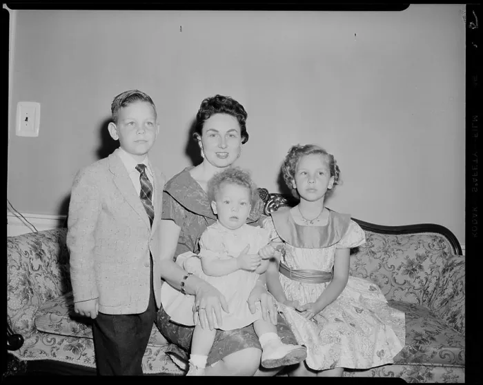 Framed Print : Mrs. Milton H. Lang (Marie), Families, Children. Leon Abdalian Collection