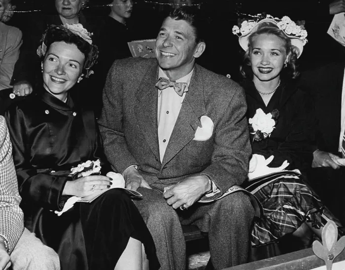 Framed Print : Nancy Davis, Ronald Reagan, Jane Powell. September 01, 1950 Framed Print : Nancy Davis, Ronald Reagan, Jane Powell. September 01, 1950