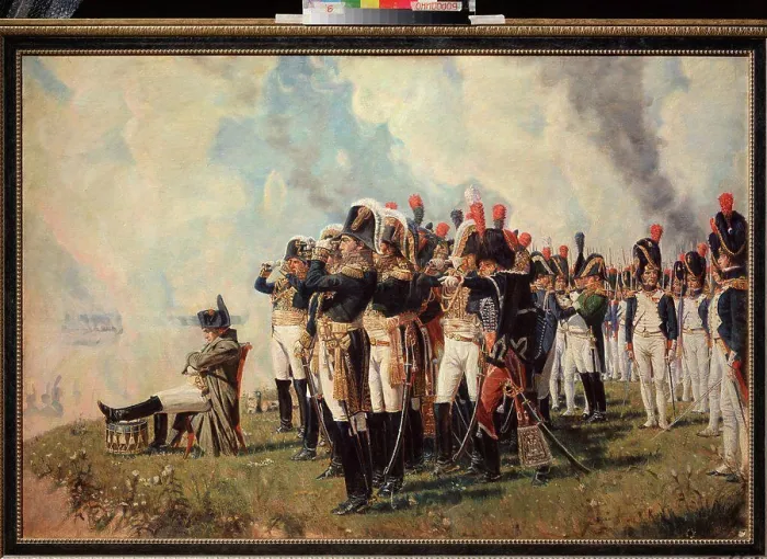 Framed Print : Napoleon Bonaparte on the Borodino Hights by Vereshchagin Framed Print : Napoleon Bonaparte on the Borodino Hights by Vereshchagin