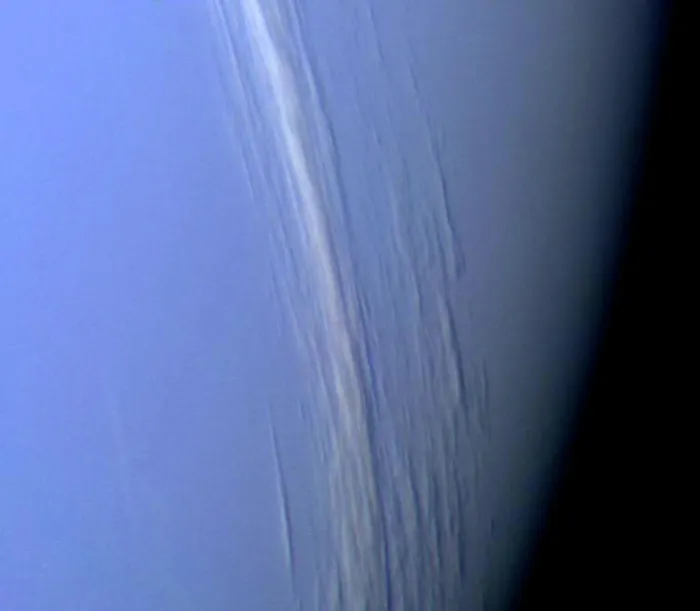 Framed Print : NASA's Voyager 2 captured this high resolution color image Framed Print : NASA's Voyager 2 captured this high resolution color image