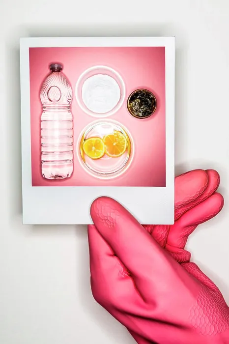 Framed Print : Natural cleaning products Framed Print : Natural cleaning products