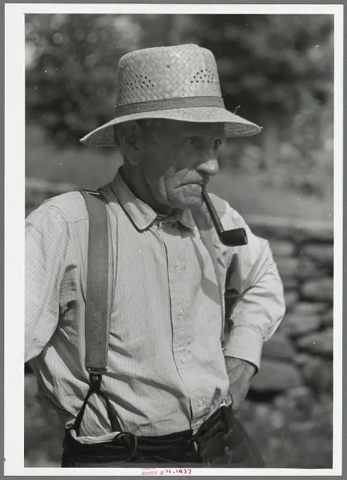 Framed Print : Ned Hinds, Eden Mills, Vermont 1937 Framed Print : Ned Hinds, Eden Mills, Vermont 1937