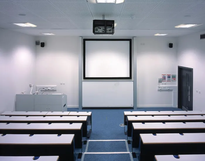 Framed Print : new engineering building lecture theatre