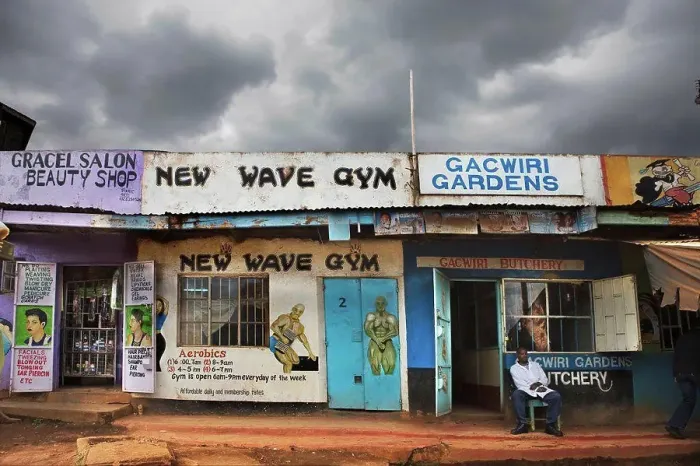 Framed Print : New Wave Gym, Nairobi, Kenya