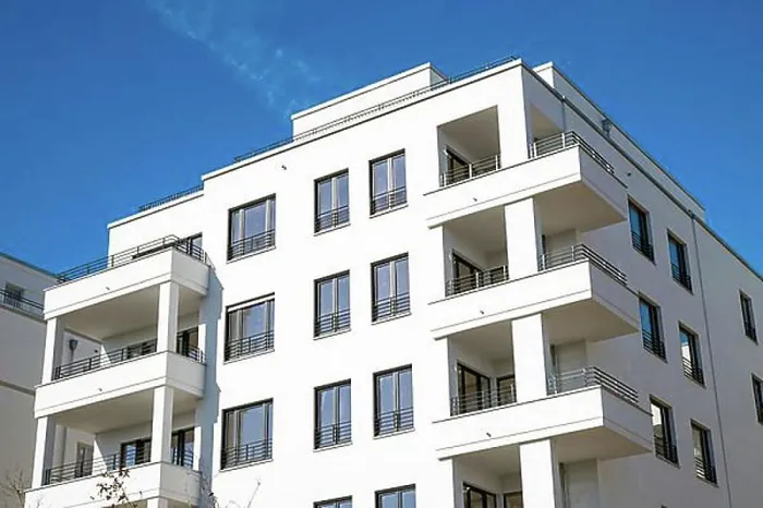 Framed Print : Newly built residential building in Berlin, Germany, Europe Framed Print : Newly built residential building in Berlin, Germany, Europe