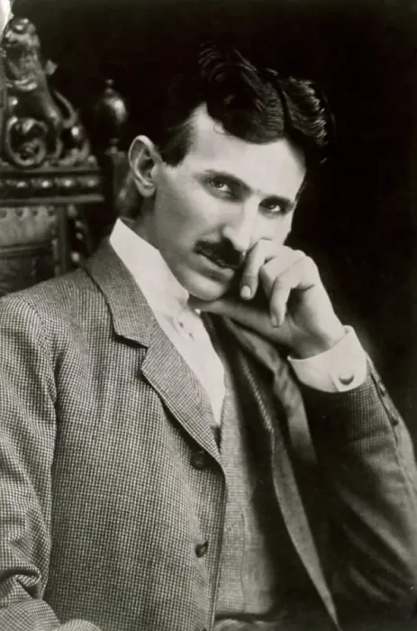Framed Print : Nikola Tesla (1856-1943) Electrical Engineer Framed Print : Nikola Tesla (1856-1943) Electrical Engineer