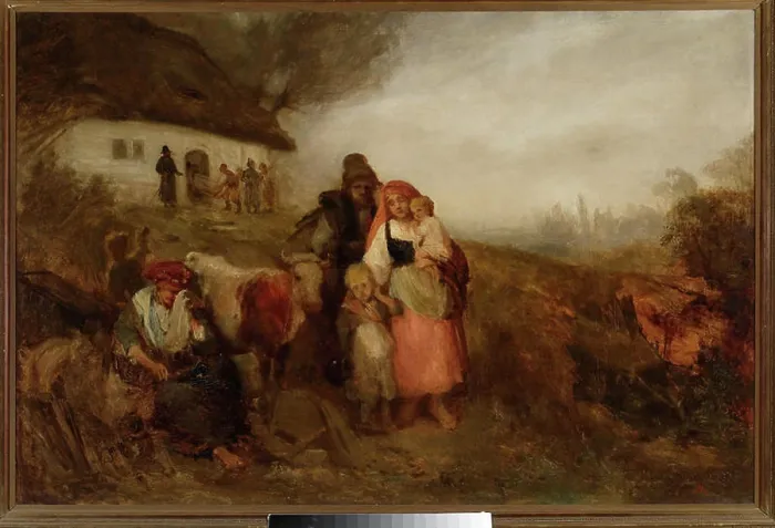 Framed Print : No roof, version I. Kotsis Aleksander, painter Framed Print : No roof, version I. Kotsis Aleksander, painter