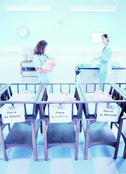Framed Print : Nurses taking care of babies at the hospital maternity ward Framed Print : Nurses taking care of babies at the hospital maternity ward