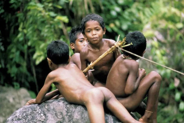 Framed Print : Oceania, Indonesia, Ceram Island, Maluku. Naulu People