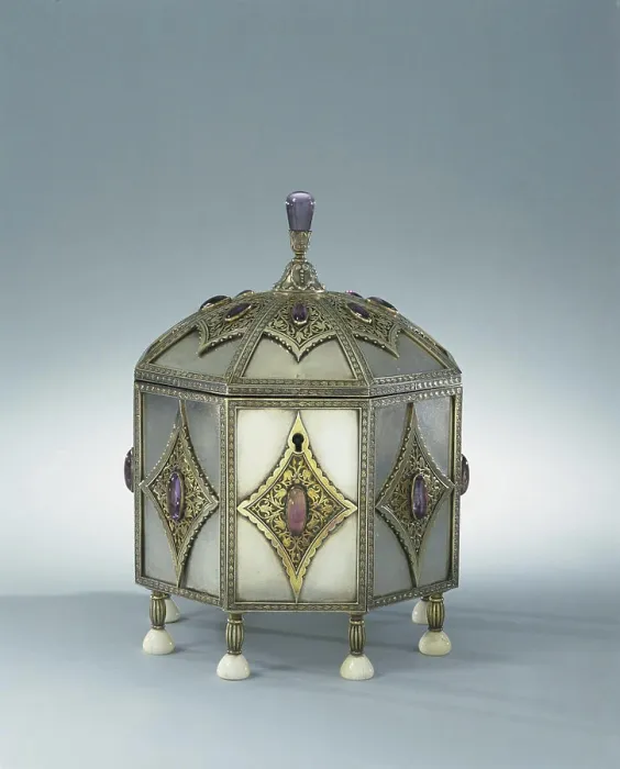 Framed Print : Octagonal jewelry box with dome -shaped lid Framed Print : Octagonal jewelry box with dome -shaped lid