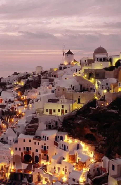 Framed Print : Oia Santorini Cyclades Islands Greece