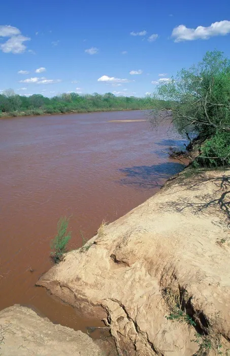 Framed Print : Oklahoma, Cushing. Cimarron River. Muddy River Bed Framed Print : Oklahoma, Cushing. Cimarron River. Muddy River Bed