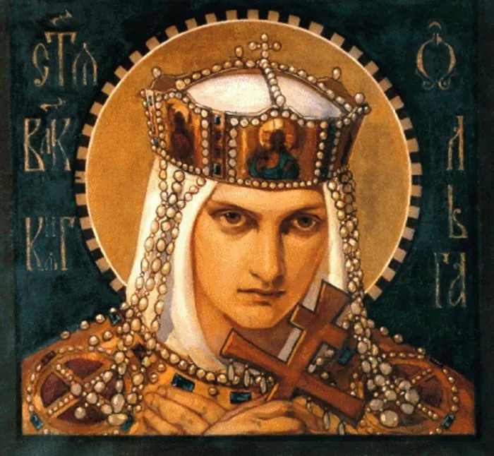Framed Print : Olga of Kiev by Bruni Nikolai Alexandrovich Framed Print : Olga of Kiev by Bruni Nikolai Alexandrovich