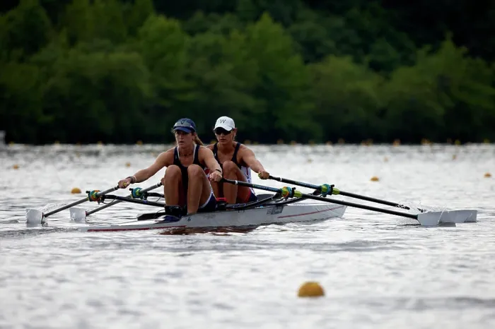 Framed Print : US Olympic Women's Pair teammates Framed Print : US Olympic Women's Pair teammates
