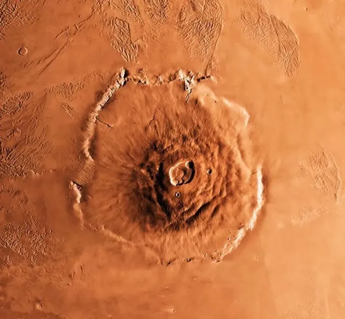 Framed Print : Olympus Mons, Mars, from Viking Orbiter Framed Print : Olympus Mons, Mars, from Viking Orbiter