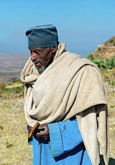 Framed Print : Orthodox priest of the monolithic church Daniel Korkor, Gheralta Mountains, Tigray, Ethiopia, Africa Framed Print : Orthodox priest of the monolithic church Daniel Korkor, Gheralta Mountains, Tigray, Ethiopia, Africa