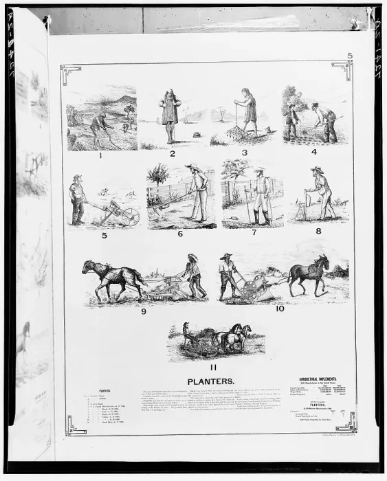 Framed Print : Page from The Growth of industrial art, compiled by Benjamin Butterworth, 1892 | Library of Congress