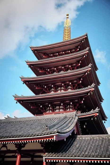 Framed Print : A Pagoda at Asakusa Temple (Sensoji) in Tokyo, Japan Framed Print : A Pagoda at Asakusa Temple (Sensoji) in Tokyo, Japan