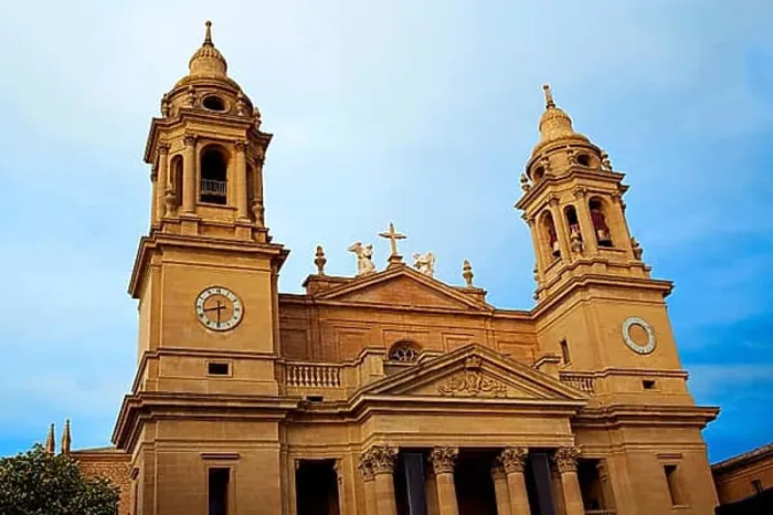 Framed Print : Pamplona Navarra Santa Maria Real Cathedral in Spain Framed Print : Pamplona Navarra Santa Maria Real Cathedral in Spain