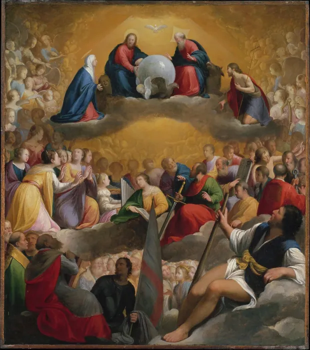 Framed Print : Paradise ca. 1598 Carlo Saraceni Italian In this scene
