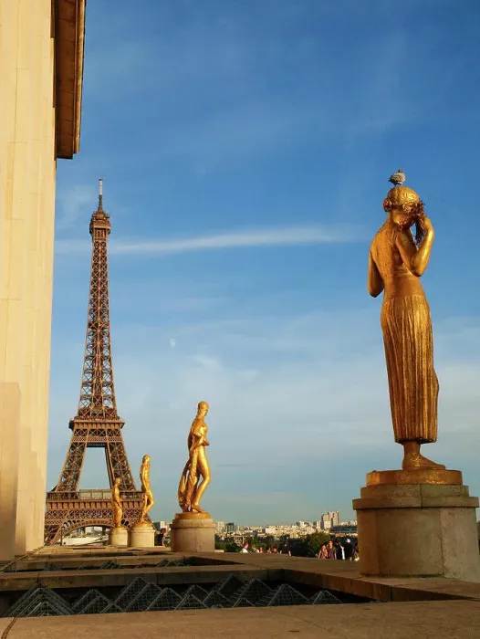 Framed Print : Paris, Eiffel Tower, Tour Eiffel, Trocadero, France