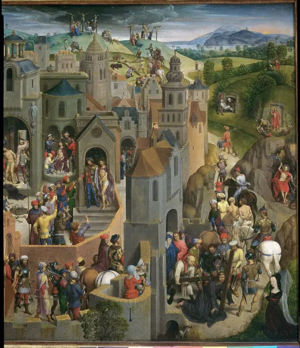 Framed Print : Passion of Christ (Detail, Right Side) Framed Print : Passion of Christ (Detail, Right Side)