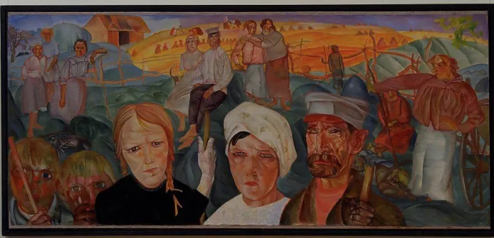 Framed Print : Peasant Land by Grigoriev, Boris Dmitryevich (1886-1939) / State Russian Museum Framed Print : Peasant Land by Grigoriev, Boris Dmitryevich (1886-1939) / State Russian Museum