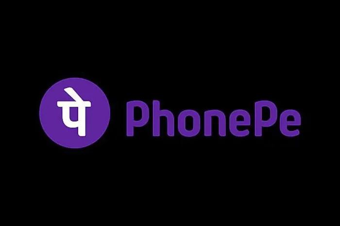 Framed Print : PhonePe, Logo, Black background Framed Print : PhonePe, Logo, Black background