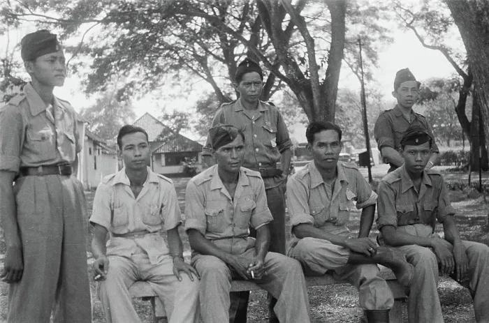 Framed Print : Photo collection Service for army contacts Indonesia