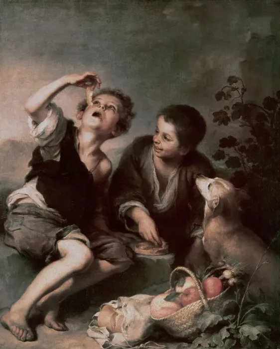 Framed Print : The Pie Eating Bartolome Esteban Murillo (1617-1682 Spanish) Framed Print : The Pie Eating Bartolome Esteban Murillo (1617-1682 Spanish)